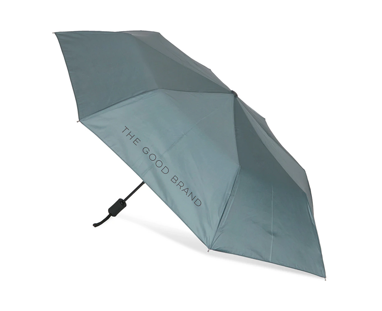 The Good Brand Automatic Pop Up Compact Foldable Umbrella Rain Weather Green