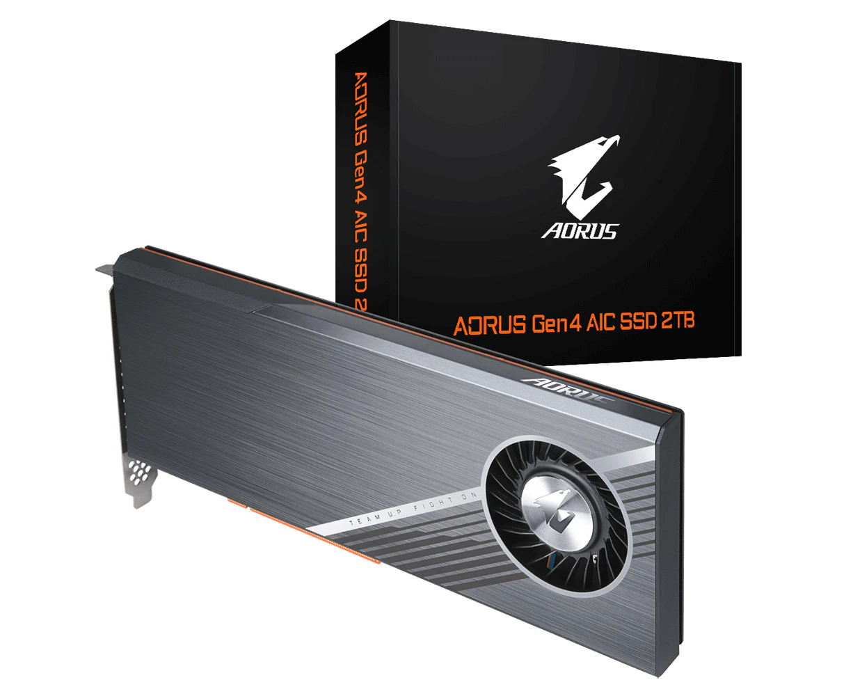 Gigabyte Aorus Gen4 AIC SSD 2TB Solid State Drive Memory Storage For PC/Computer