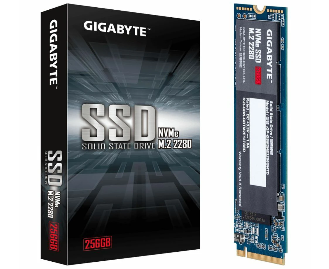 Gigabyte M.2 PCIe NVMe SSD 256GB V2 Solid State Drive For Computer CPU Desktop