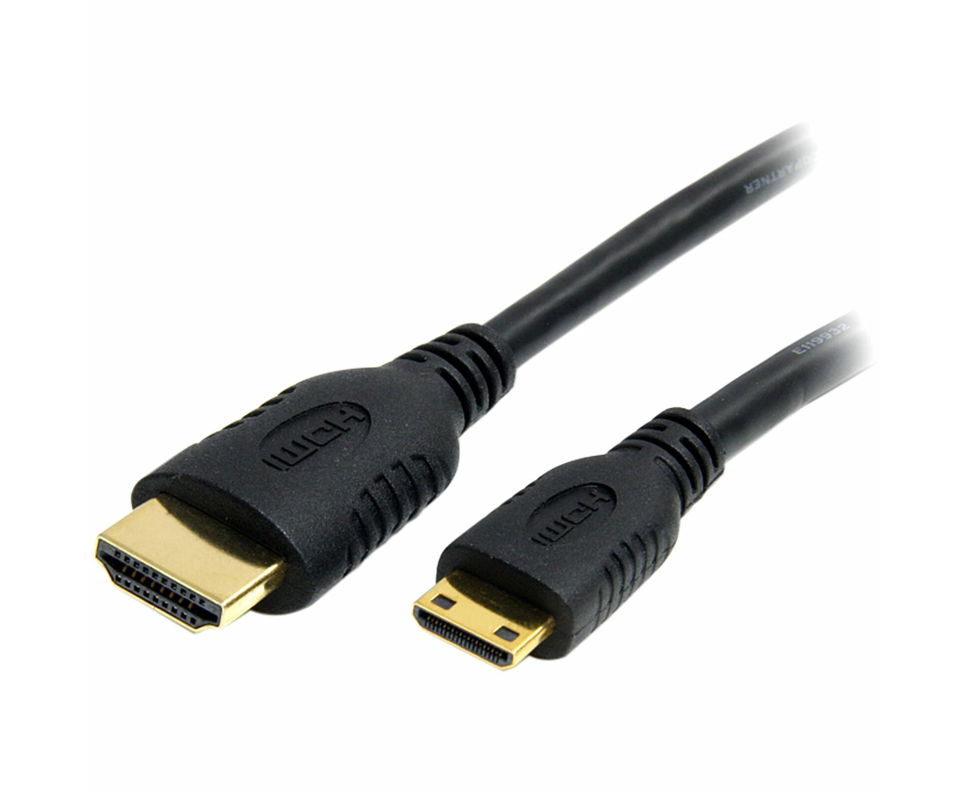 Star Tech 2M Male HDMI to Male Mini HDMI Cable w/ Ethernet for Camera/Smartphone