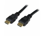 Star Tech 4K x 2K High Speed 2 Male Connector HDMI Cable for A/V Devices 0.5m BK