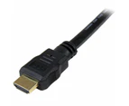 Star Tech 4K x 2K High Speed 2 Male Connector HDMI Cable for A/V Devices 0.5m BK