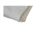 Maine & Crawford Selena 160x120cm Boucle Blanket Throw Home/Sofa Bedding White