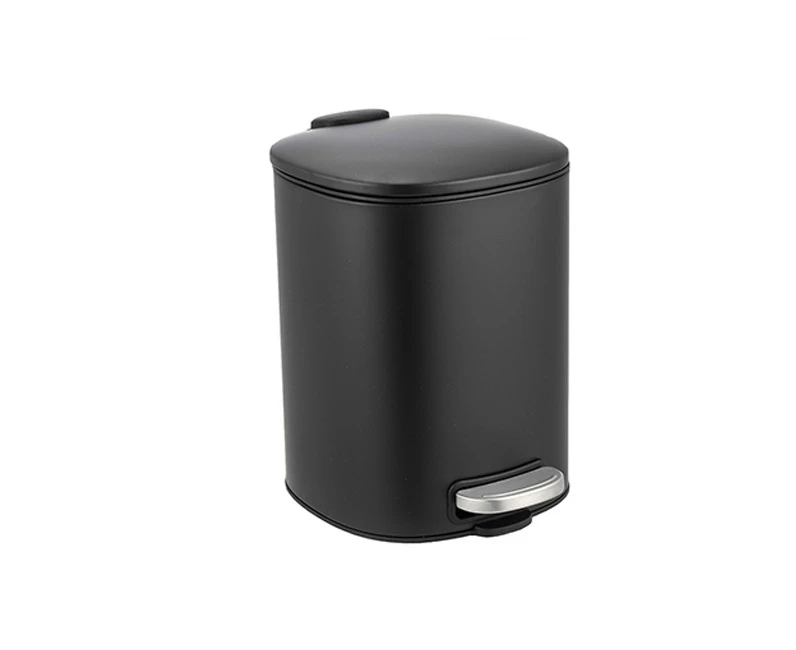 Home Expression 5L/27cm Stainless Steel Rubbish Pedal Bin Trash Can Assorted