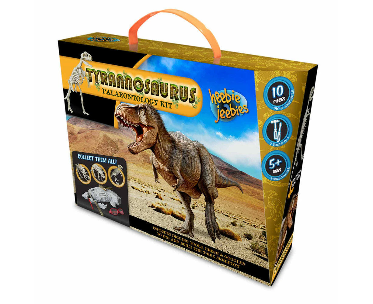 Heebie Jeebies Tyrannosaurus Fossil Paleontology Kit Kids Science Toy Set 5+