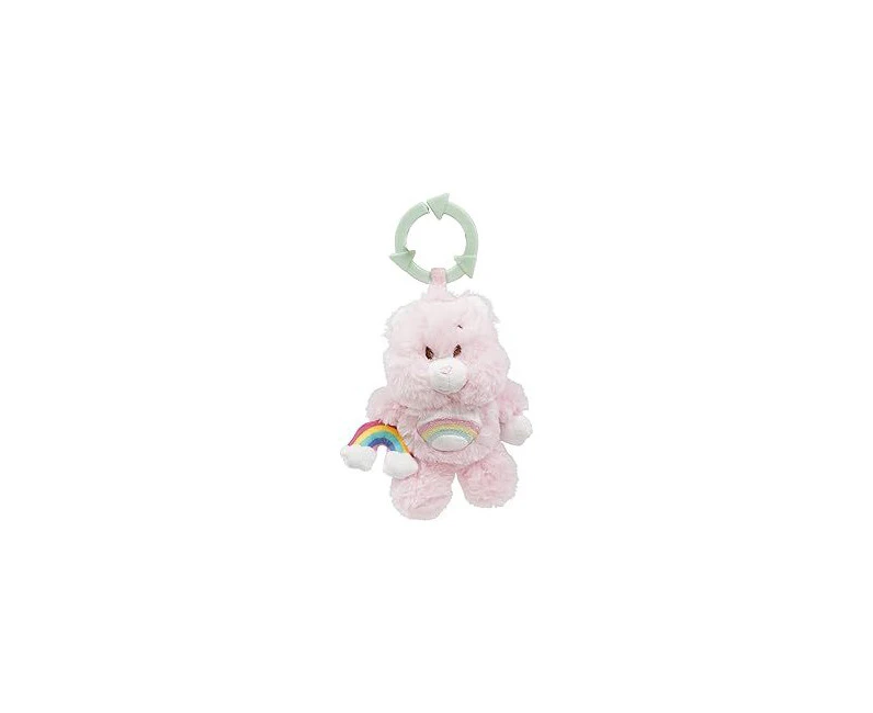 Resoftable Care Bears Baby/Toddler Stroller Size Plush Toy - Cheer Bear 0y+