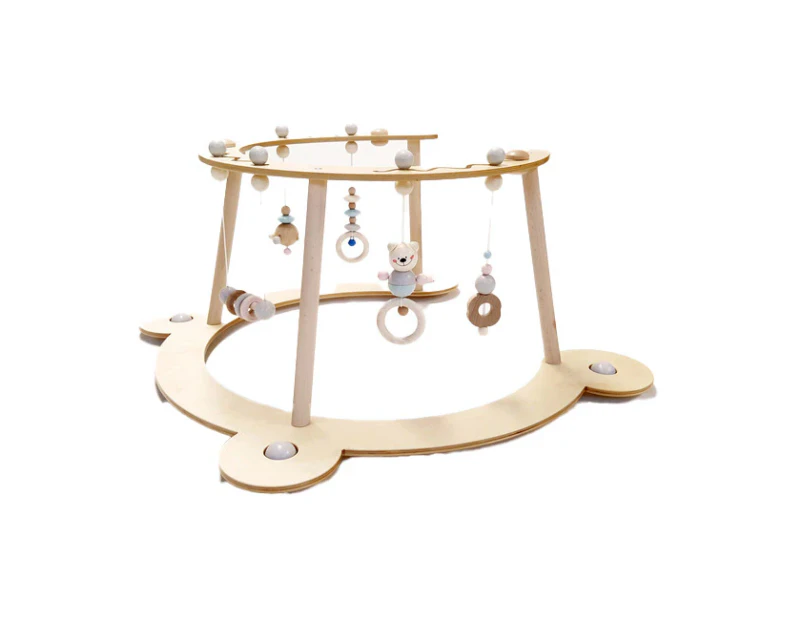 Hess Spielzeug Wooden 70cm Activity Play Gym/Walker Baby/Infant 0m+ Natural