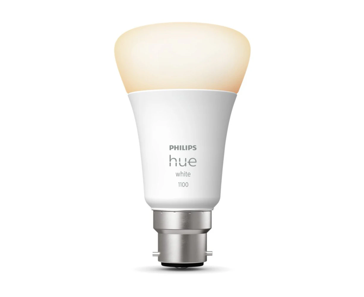 Philips Hue 9.5W LED A60 Wireless B22 Soft White Light Bulb w/Bluetooth 110mm