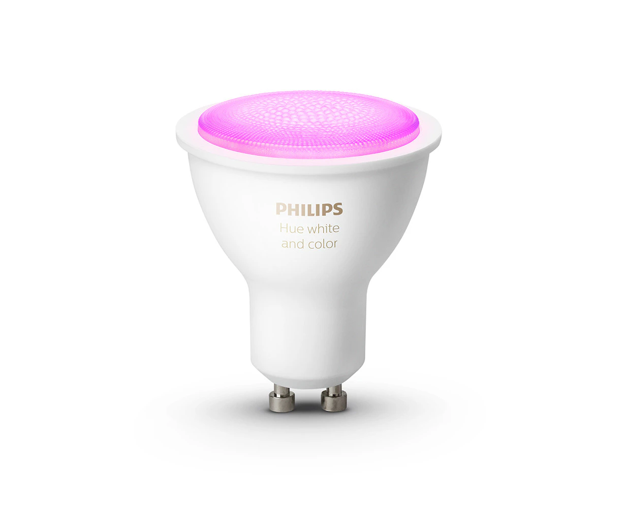 Philips Hue White/Colour Ambiance Home Light Bulb/Globe 5.7W GU10 w/ Bluetooth