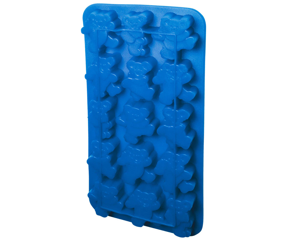 iCUP Inc 25cm Grateful Dead Dancing Bears Ice Cube Tray Freezer Moulds Blue