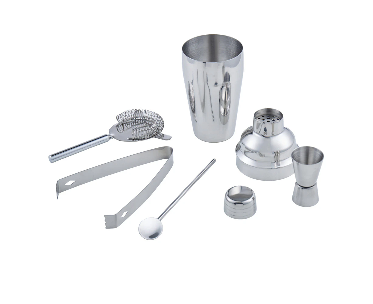 5pc Maverick Bartender Cocktail Mixing Shaker/Strainer Tool Drink Maker Set