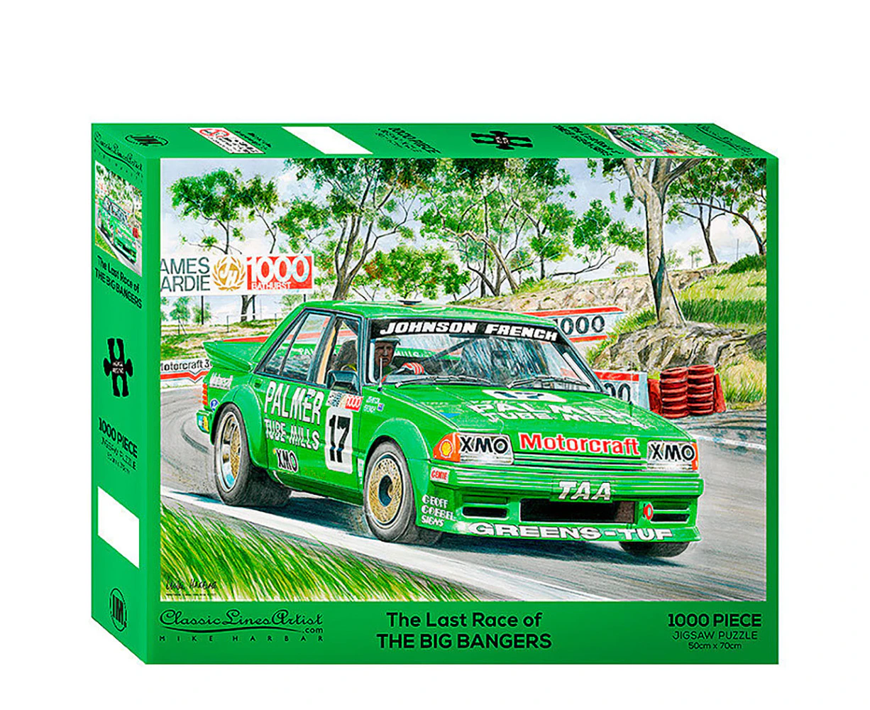 1000pc Holden Greens Tuf Car Scene Themed Jigsaw Puzzle Set 50x70cm 3y+