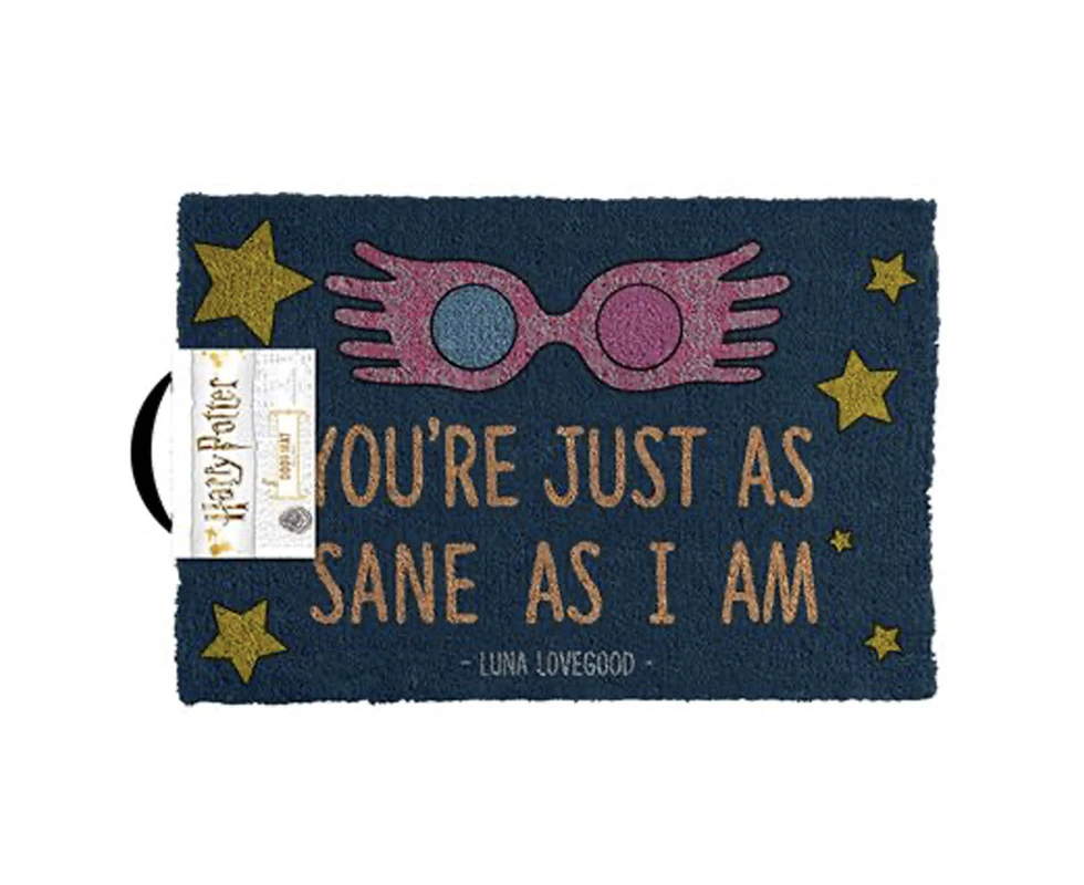 Harry Potter You're Just As Sane As I Am Entrance Doormat Rectangle Rug 40x60cm