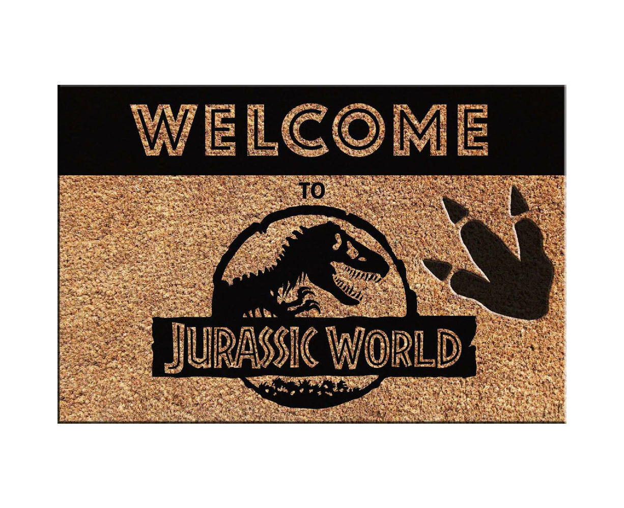 Jurassic World 3 Movie Dinosaur Footprint Doormat (40 x 60cm/15.7 x 23.5")