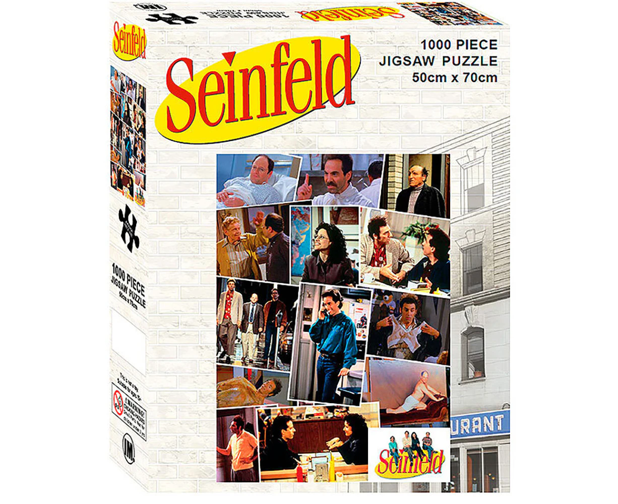 1000pc Seinfeld Best Moments Collage Scene Jigsaw Puzzle Set 50cm x 70cm 3y+