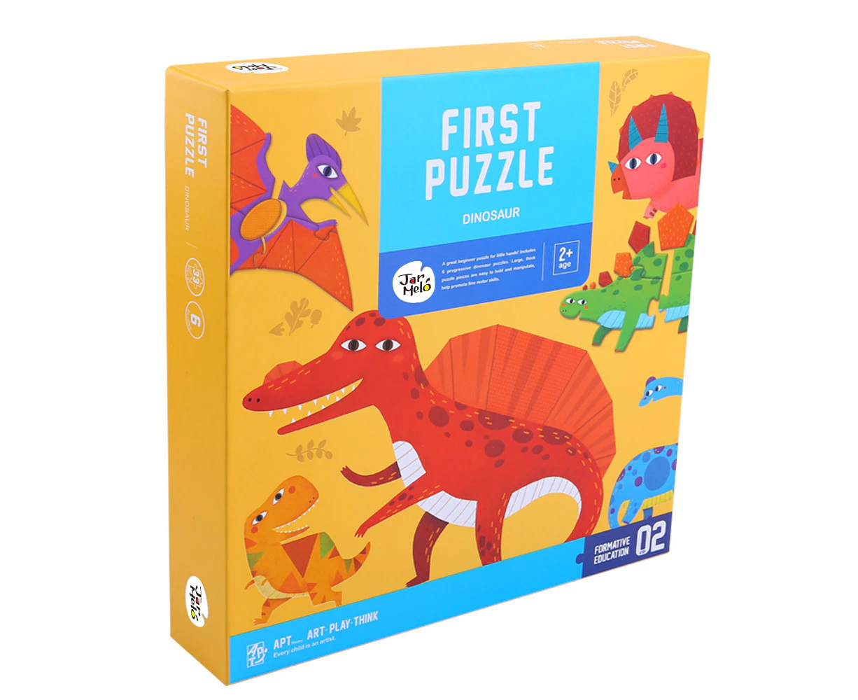 33pc Jarmelo First Puzzle Dinosaur Toddler/Children's Junior Jigsaw Puzzle 12m+