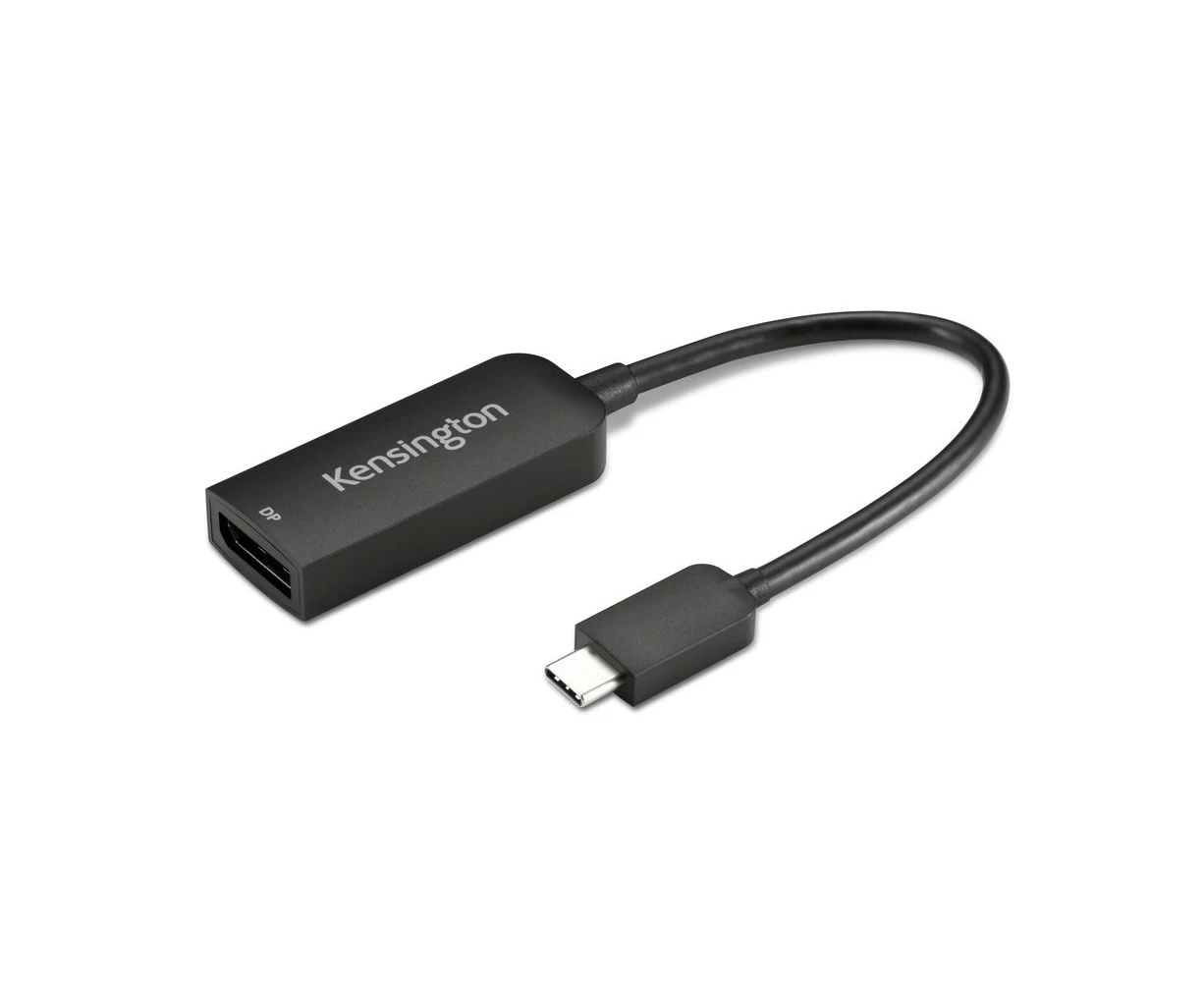 Kensington CV5000 Male USB-C to Female DisplayPort Adapter For PC/Laptop Black