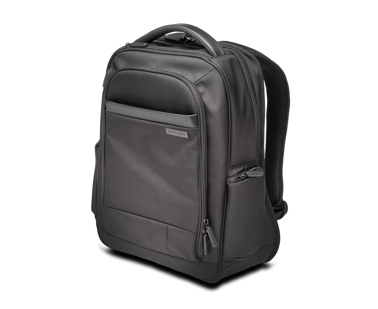 Kensington Contour 2.0 Business Slim Backpack Bag Storage For 14" Laptop Black