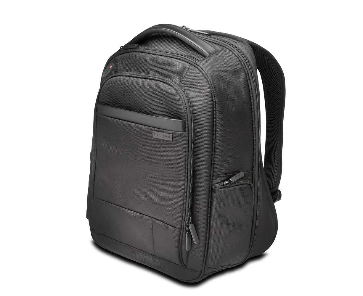 Kensington Contour 2.0 Business Backpack Bag Storage For 15.6" Laptop Black