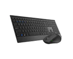 Rapoo 9500M Wireless Bluetooth 2.4GHz Keyboard & Mouse Combo For PC/Laptop Black