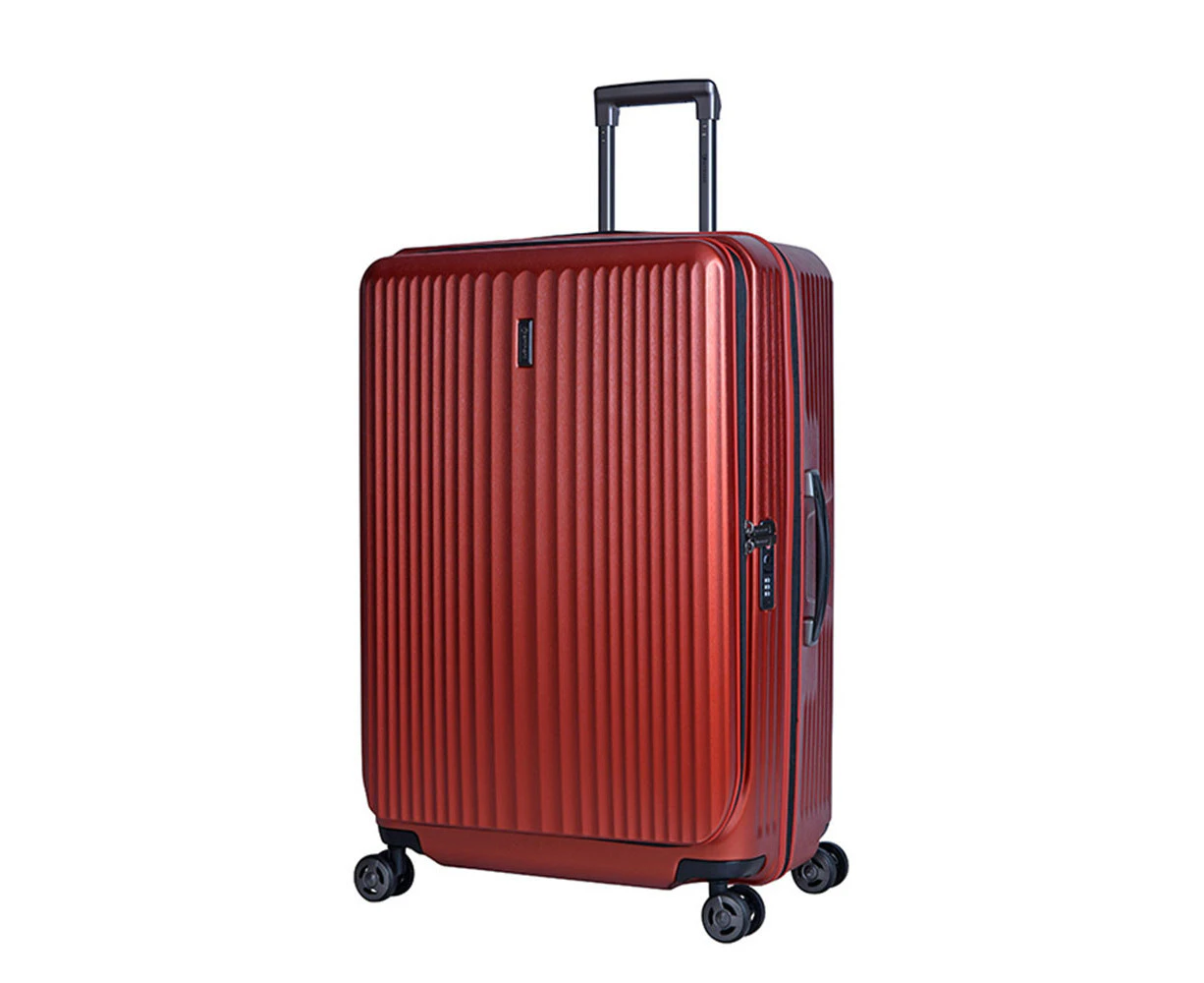 Eminent 28" Trolley 4-Wheeled Travel Suitcase Luggage Bag- Antique Wine