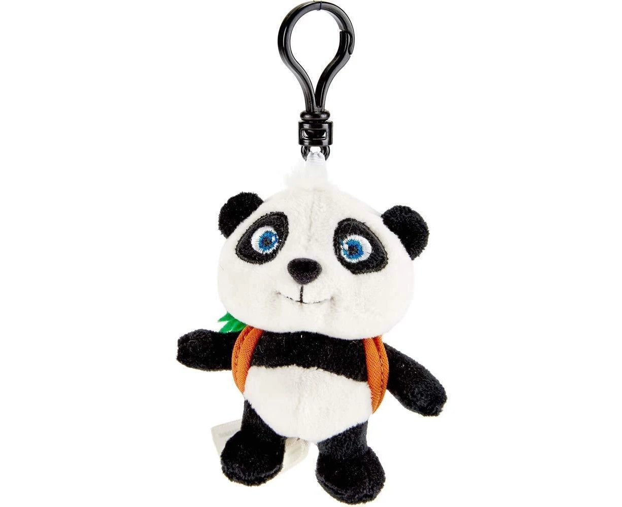 Kruselings 9cm Panda Bao-Bao Keychain Kids Keyring Accessory w/ Backpack 3-7y