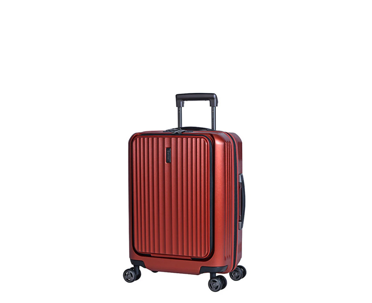 Eminent 20" Trolley 4-Wheeled Travel Luggage Suitcase Bag - Antique Wine