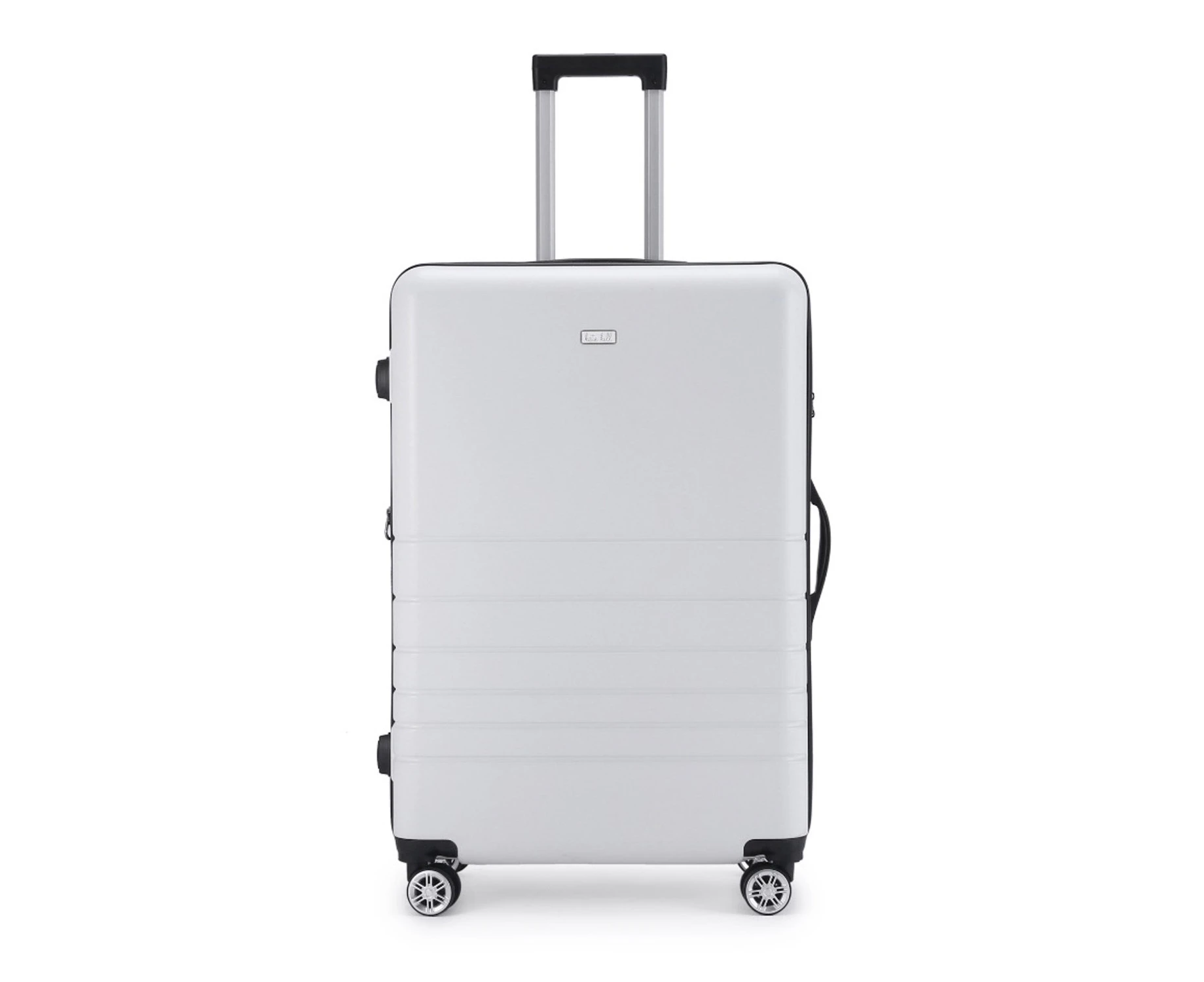 Kate Hill Bloom Large Wheeled Trolley Hard Suitcase Luggage White 120-139L