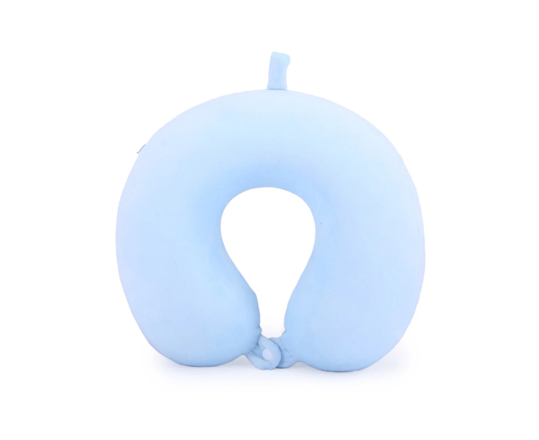 Kate Hill Bloom Lightweight Memory Foam Travel Neck Pillow w/ Loop Blue