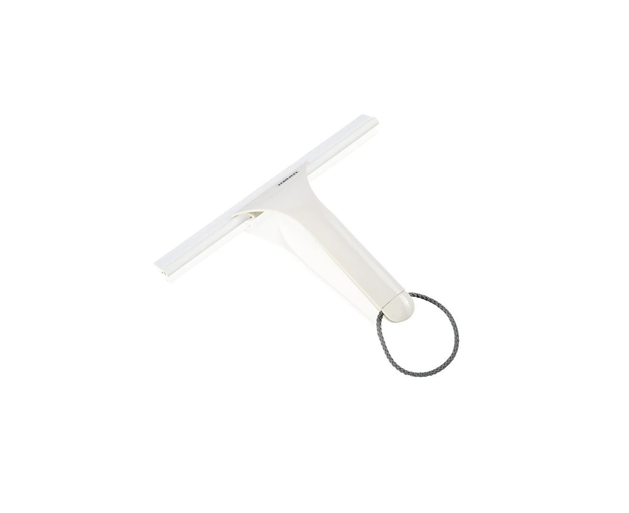 Leifheit Cabino Shower Squeegee/Squilgee Glass Wall/Tiles Cleaner White 24cm