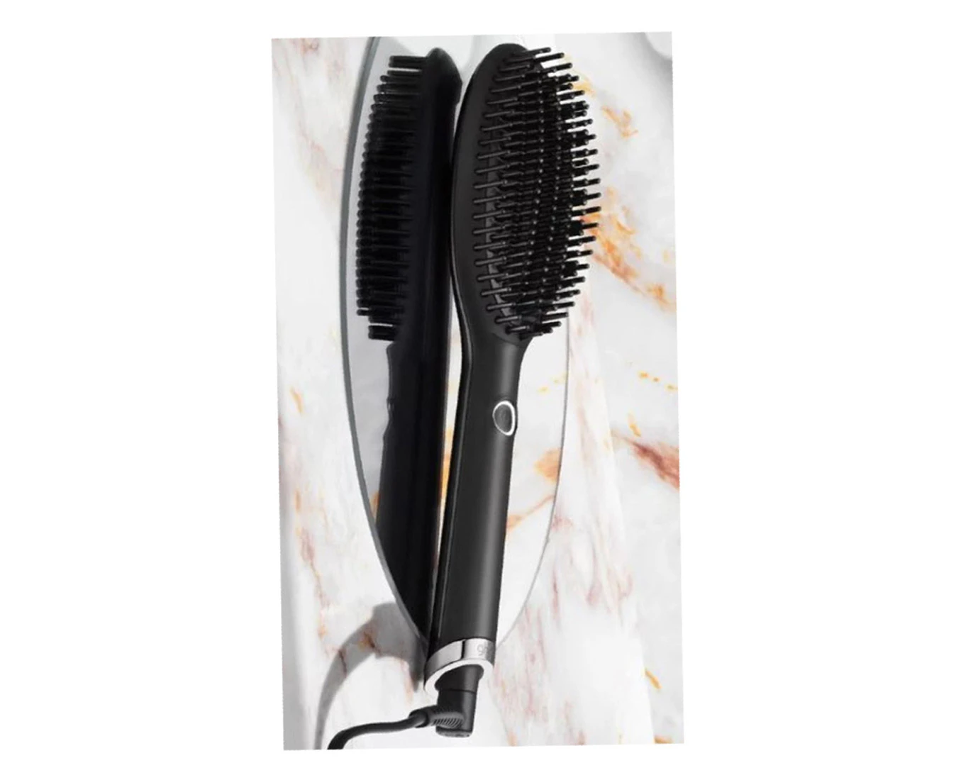 ghd Glide Hot Brush Ionic Hair Straightening Brush - Black