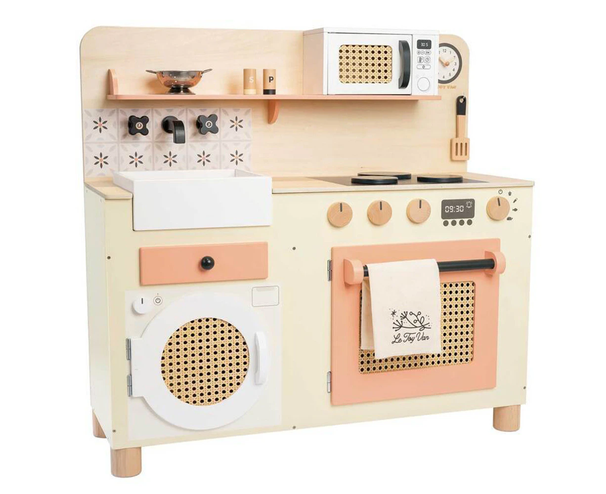 Le Toy Van Honeybake 84cm Large Kitchen Wooden Toy Pretend Play Set Kids 3y+