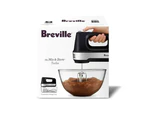 Breville Electric Kitchen Mix and Store Turbo Hand Mixer Matte Black 200W