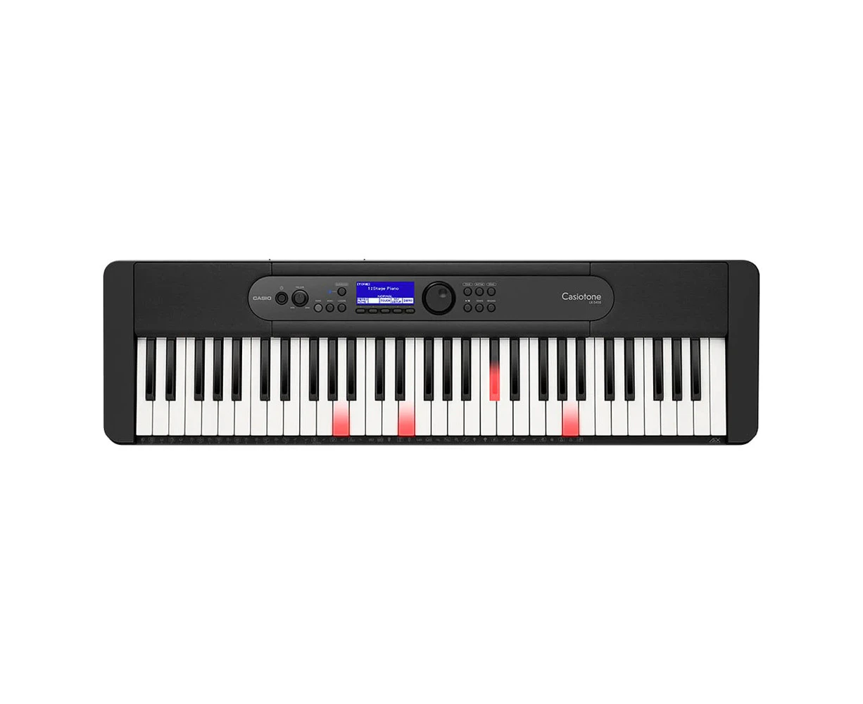 Casio Casiotone LKS450 61-Key Musical Light-Up Electric Portable Keyboard Black