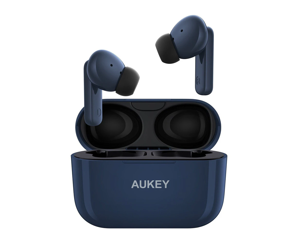 AUKEY MiniS True Wireless Bluetooth 5.1 Stereo Music Earbuds/Earphones Blue