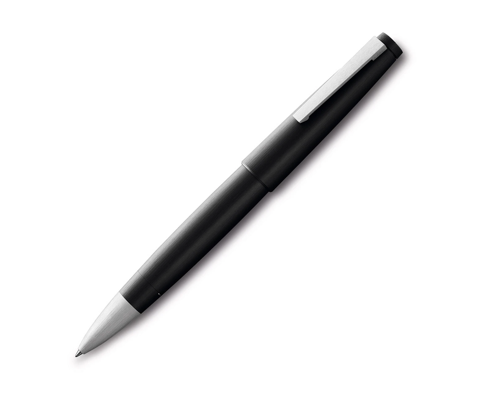 LAMY 2000 Platinum Coated Nib Liquid-Ink Finish Textured Rollerball Pen Black