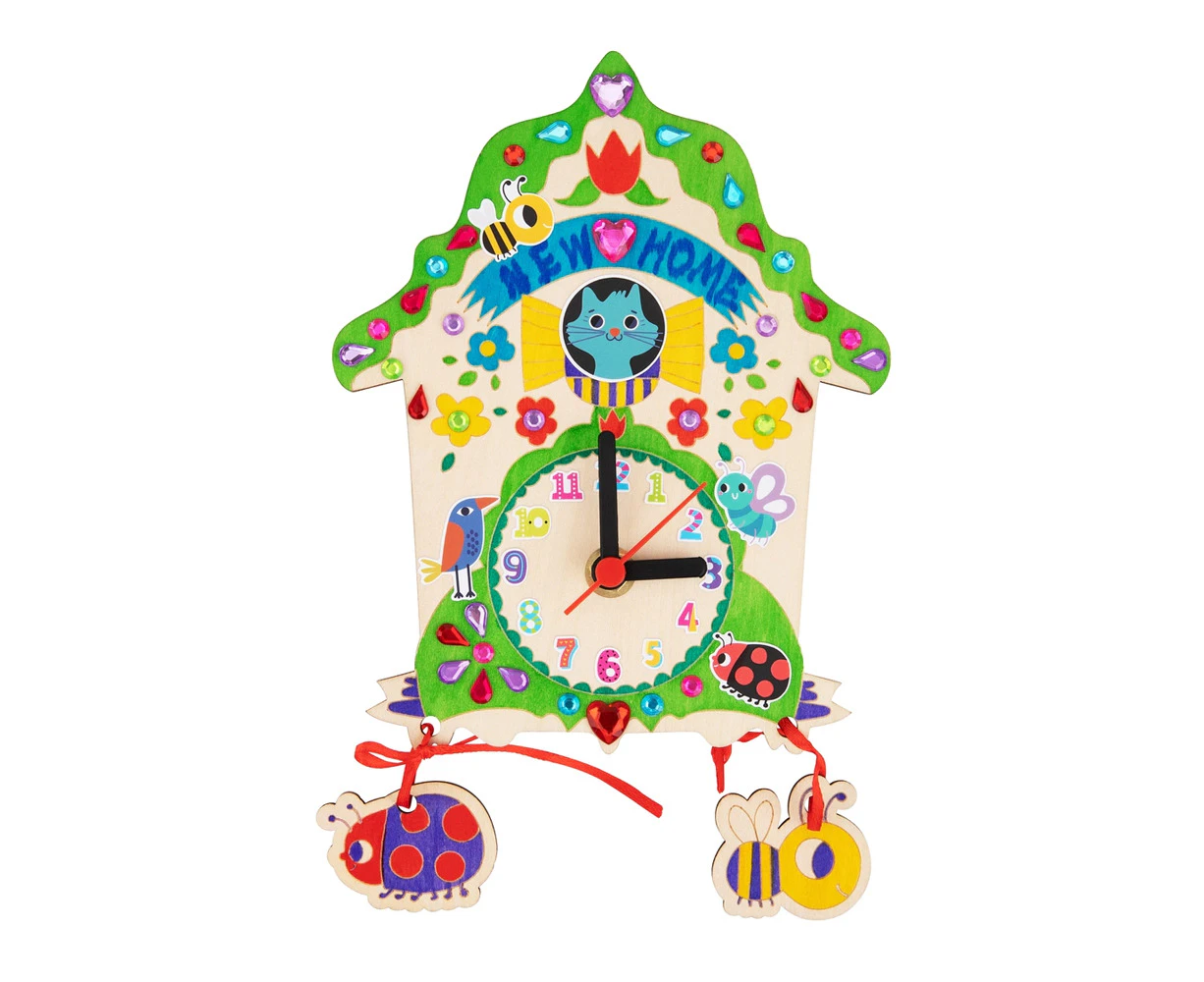 Tookyland DIY Wooden Clock Cuckoo Science & Craft Kit Children/Kid Toy/Craft 3y+