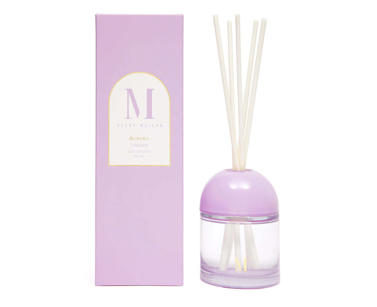 Scent Maison Aurora 300ml Reed Diffuser Scented Home Fragrance/Aroma Tuberose