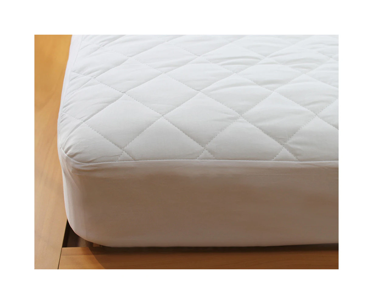 Jason Commercial Hygiene Plus Fitted Mattress Protector - White