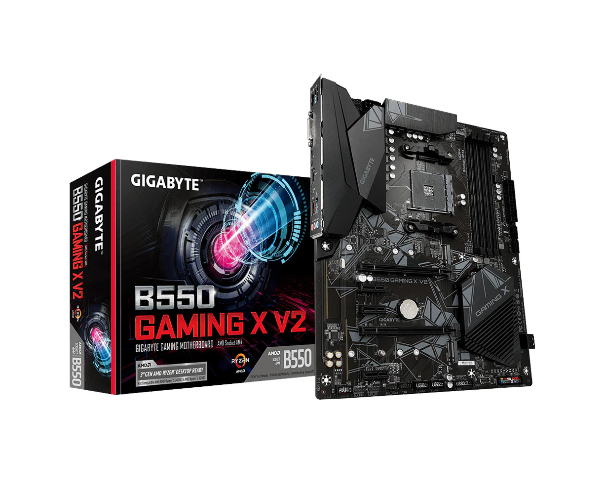 Gigabyte B550 Gaming X V2 Socket AM4 ATX Motherboard 3rd Gen AMD Ryzen For CPU