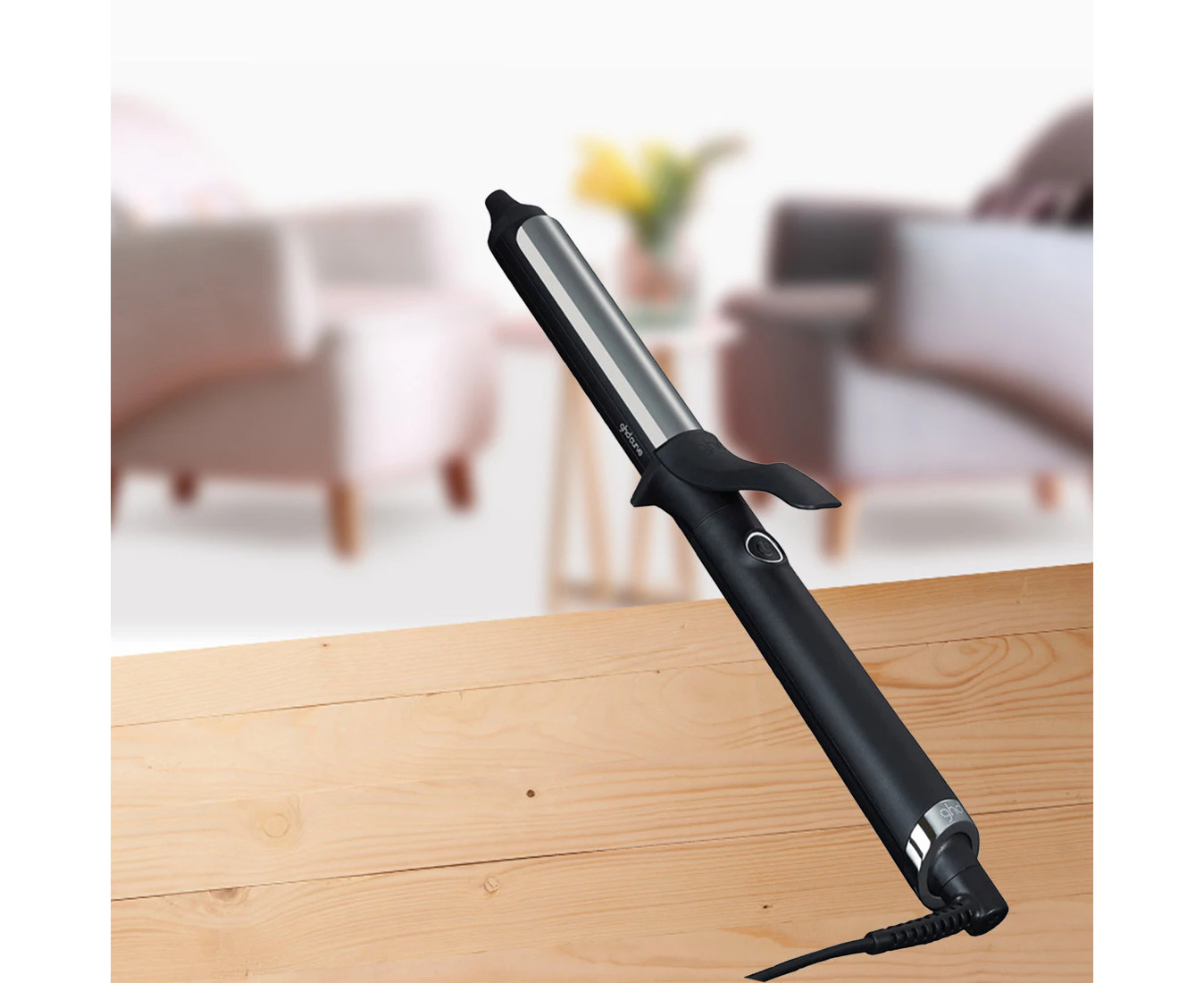 ghd Classic Curl Tong Professional Hair Curling Tong - Black