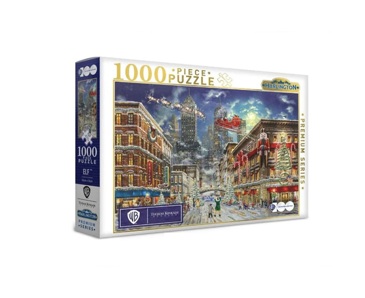 1000pc Harlington Thomas Kinkade Kids/Family Jigsaw Puzzle Elf 8y+ 69x50cm