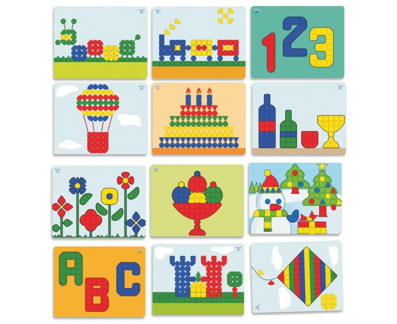 Miniland Giant Superpegs Mosaic Board Pattern Activity Toy Kids/Children 3y+