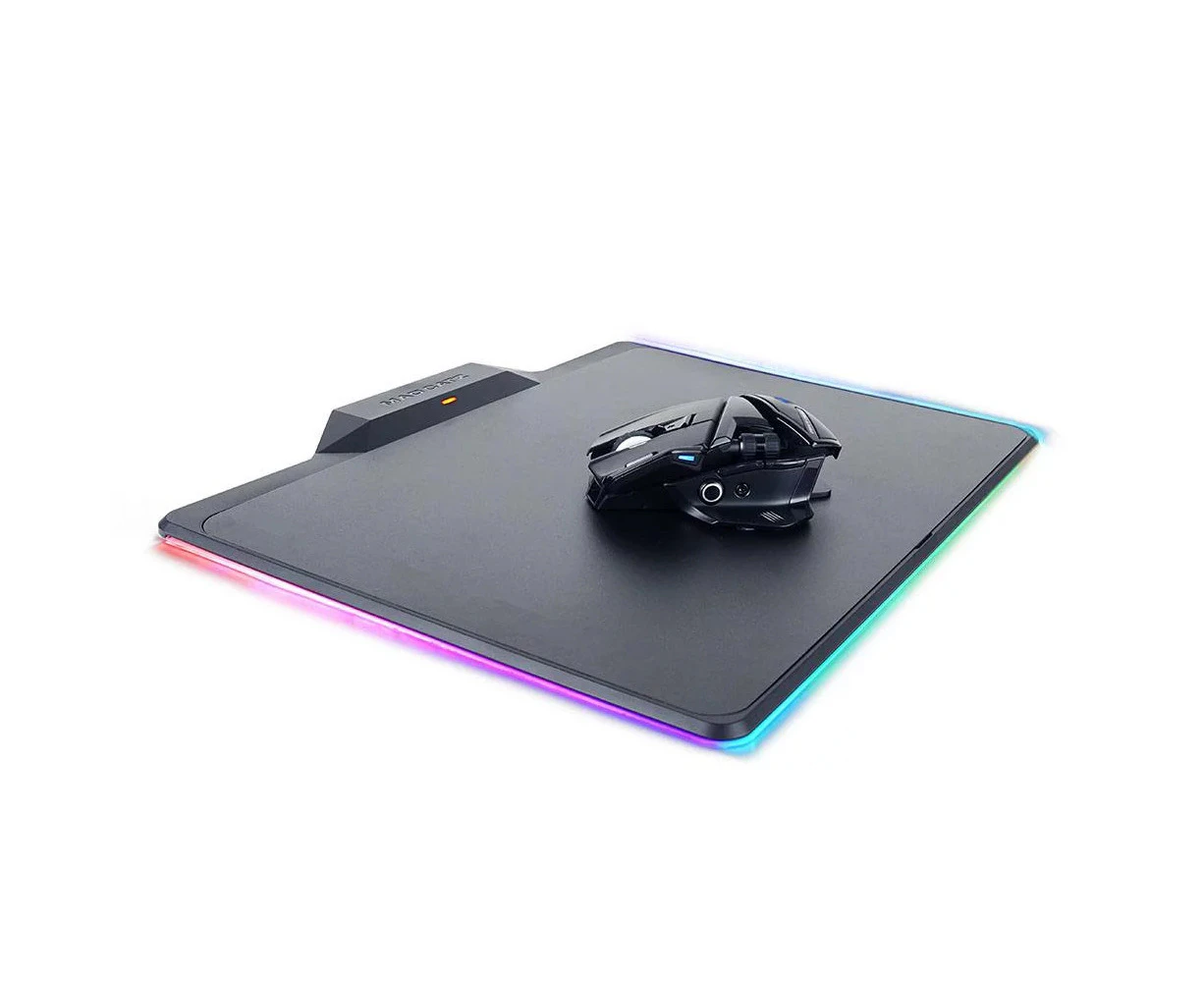 Mad Catz R.A.T. AIR Wireless RGB Gaming Mouse with Charging Mouse Pad Black