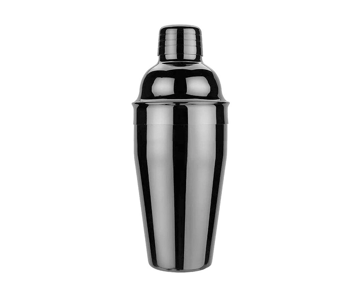 Men's Republic Bartender Gunmetal Grey Alcohol Cocktail Shaker 550ml Gift Set