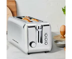 Morphy Richards Electric Slim Kitchen Equip 4 Slice Long Slot Toaster 1450W