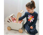 Moover Toys Essentials Wooden Kids/Childrens Dolls Pram Toy Off White 18m+