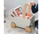 Moover Toys Essentials Wooden Kids/Childrens Dolls Pram Toy Off White 18m+