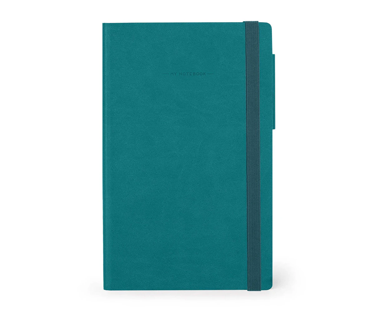 Legami My Notebook Medium Plain Journal Personal Diary Stationery Malachite GRN