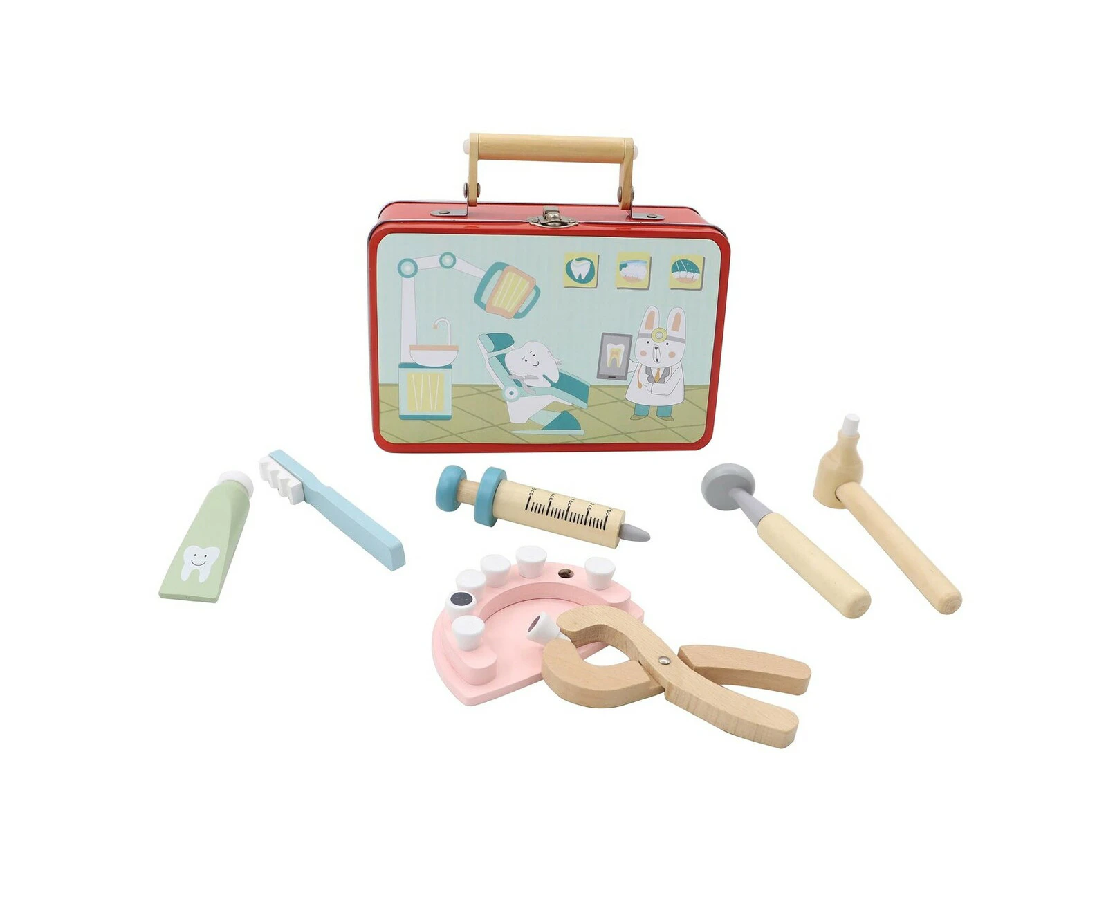 14pc Kaper Kidz Toddler/Children's Dentist Pretend Play Educational Set 3+